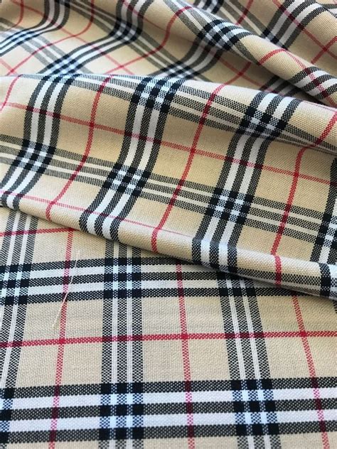 burberry fabric by the yard.